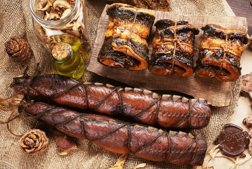 Сало рулет из свиной брюшины