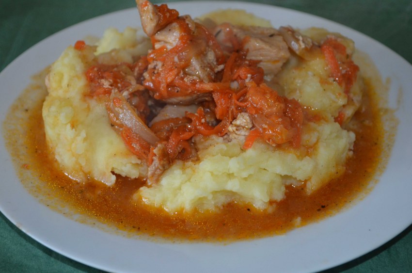 Картофельное пюре с мясом