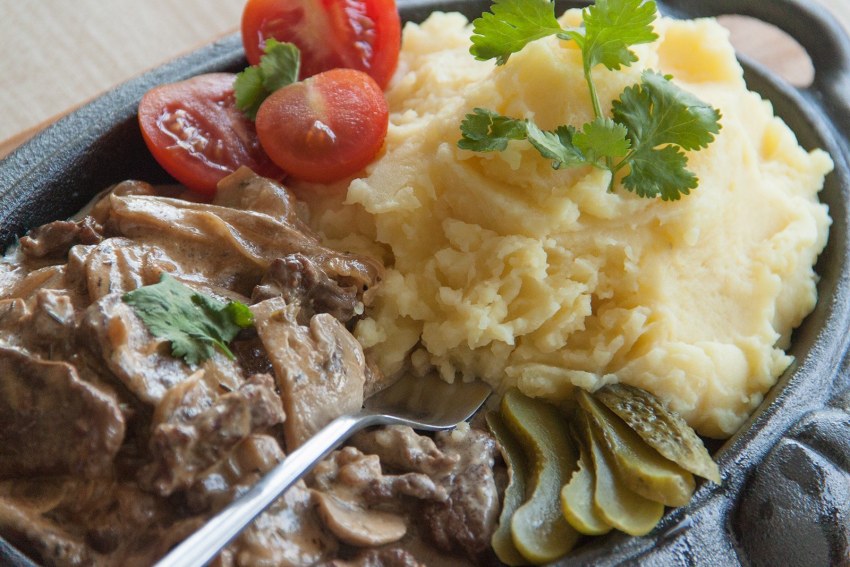 Картофельное пюре с рисом