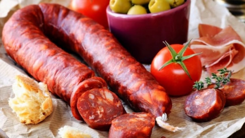 Чоризо нарезка Испания