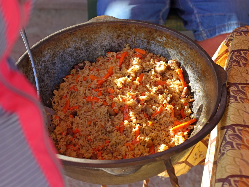 Рис с морепродуктами