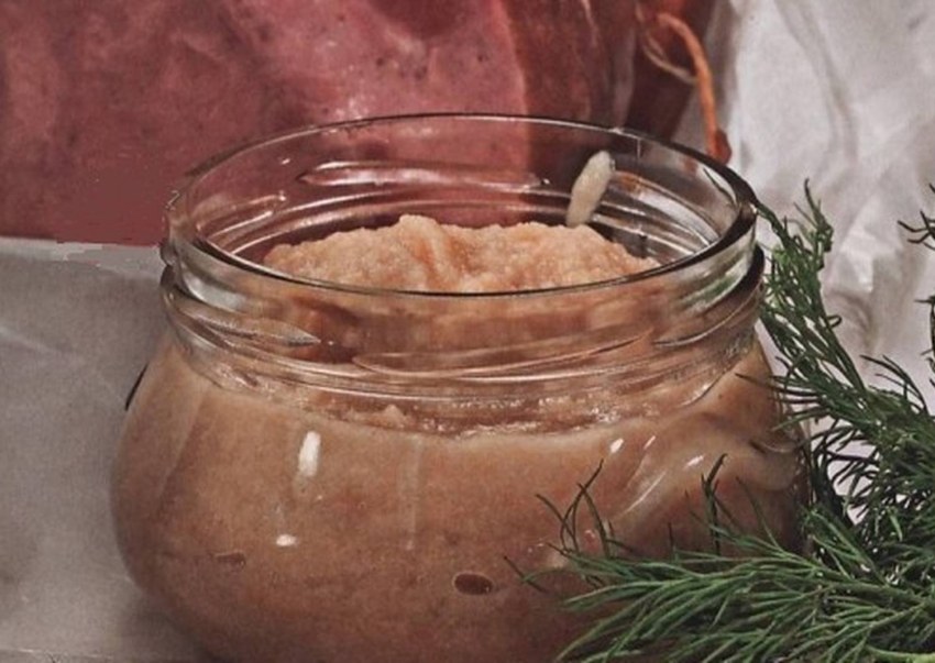 Соус из хрена с яблоками