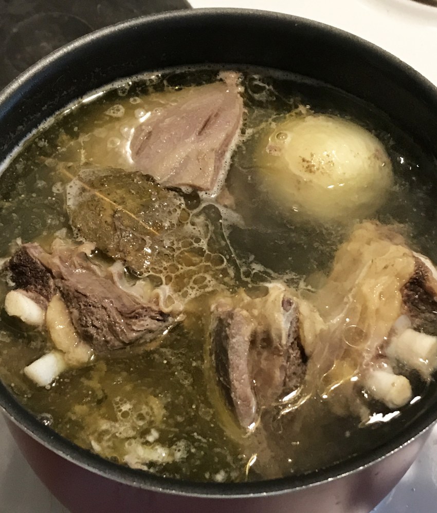 Бешбармак с бульоном