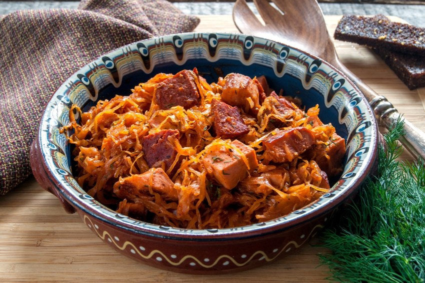 Солянка тушеная капуста