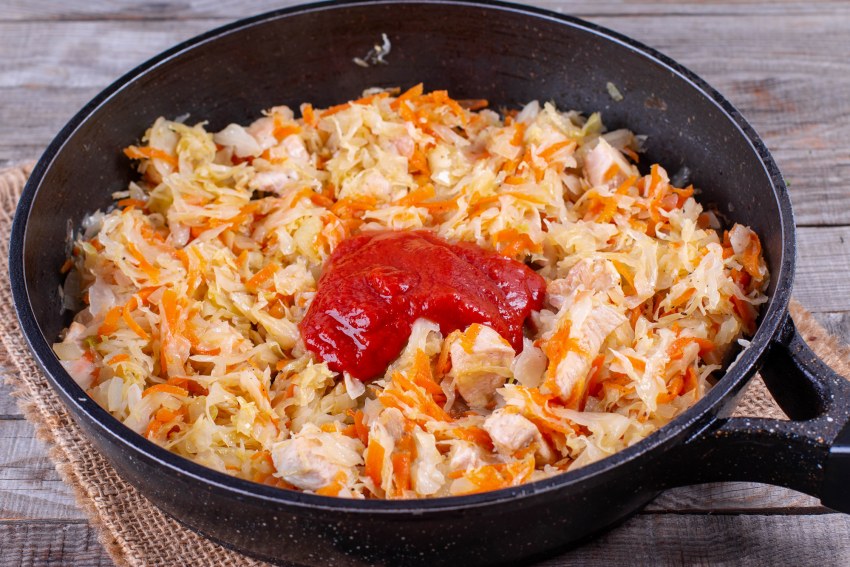 Потушить капусту вкусно