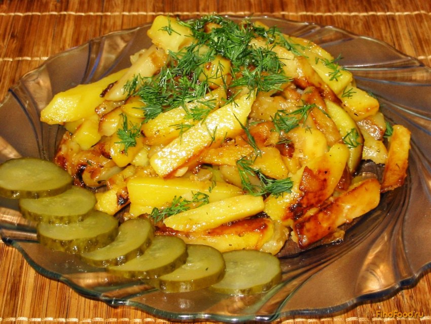 Вкусная жареная картошка на Сале