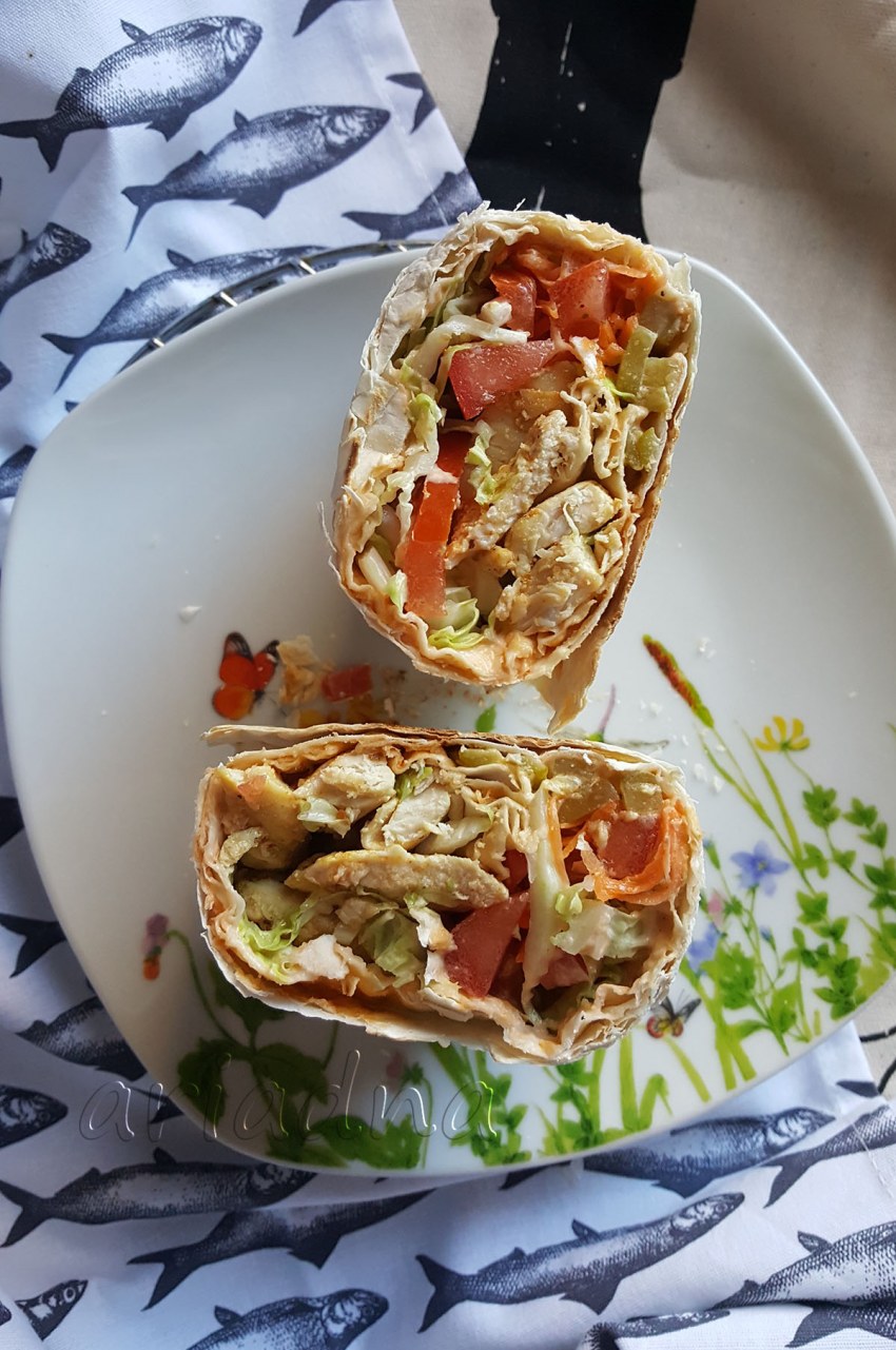 Курица в лаваше