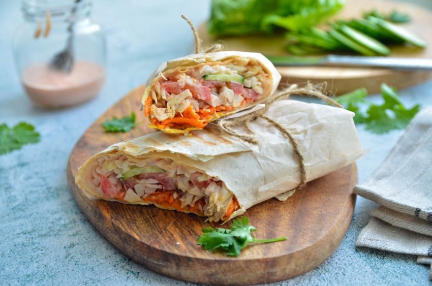 Шаурма с пекинской капустой