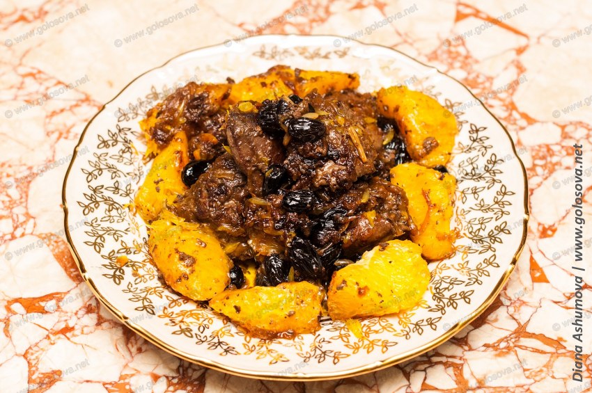 Печень с апельсинами