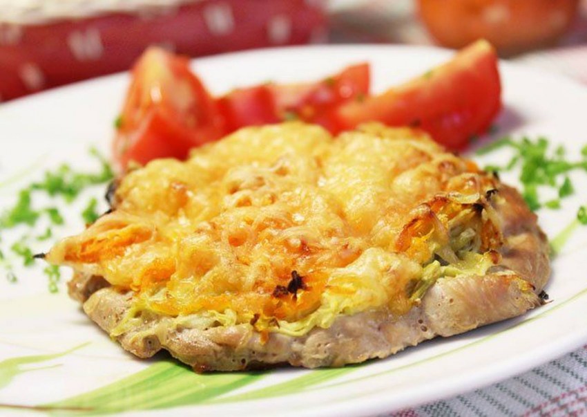 Мясо под сыром