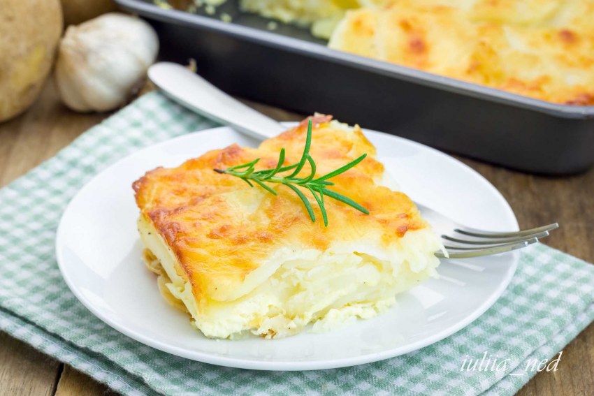 Картофельный гратен