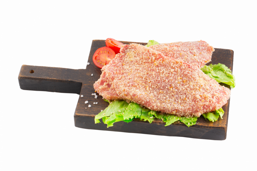 Шницель в ресторане