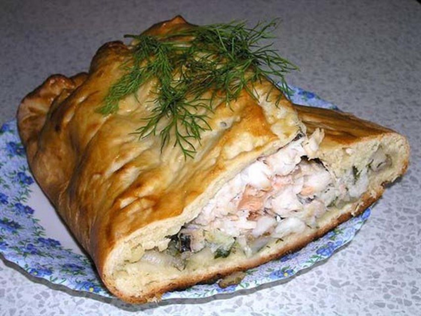Пироги Штолле кулебяка с мясом