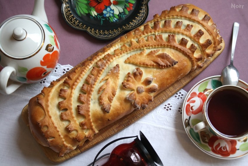 Кулебяка с мясом Штолле