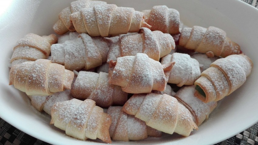 Рогалики с творогом