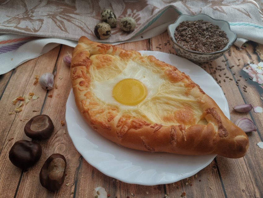 Хачапури по мегрельски с грибами