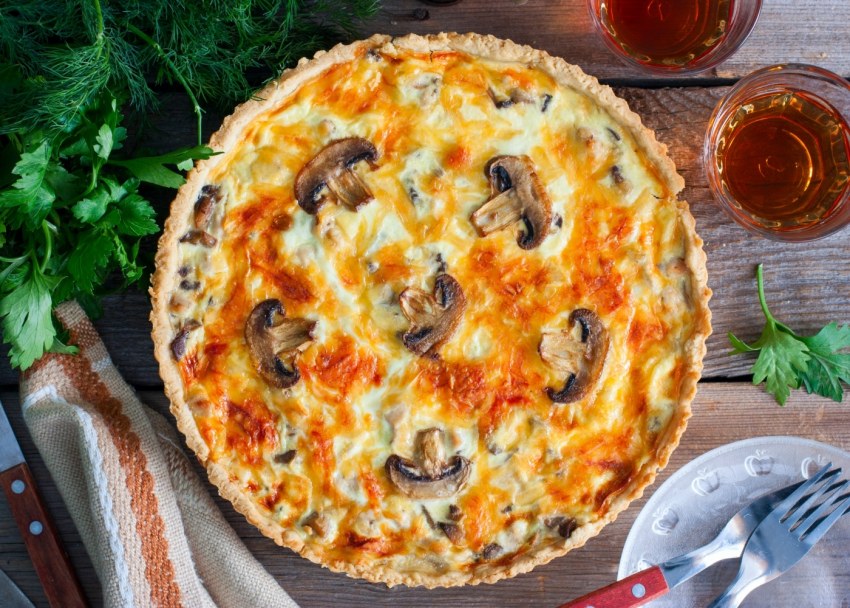 Лоранский пирог с курицей