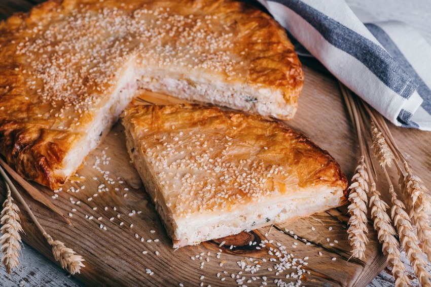 Лоранский пирог с курицей