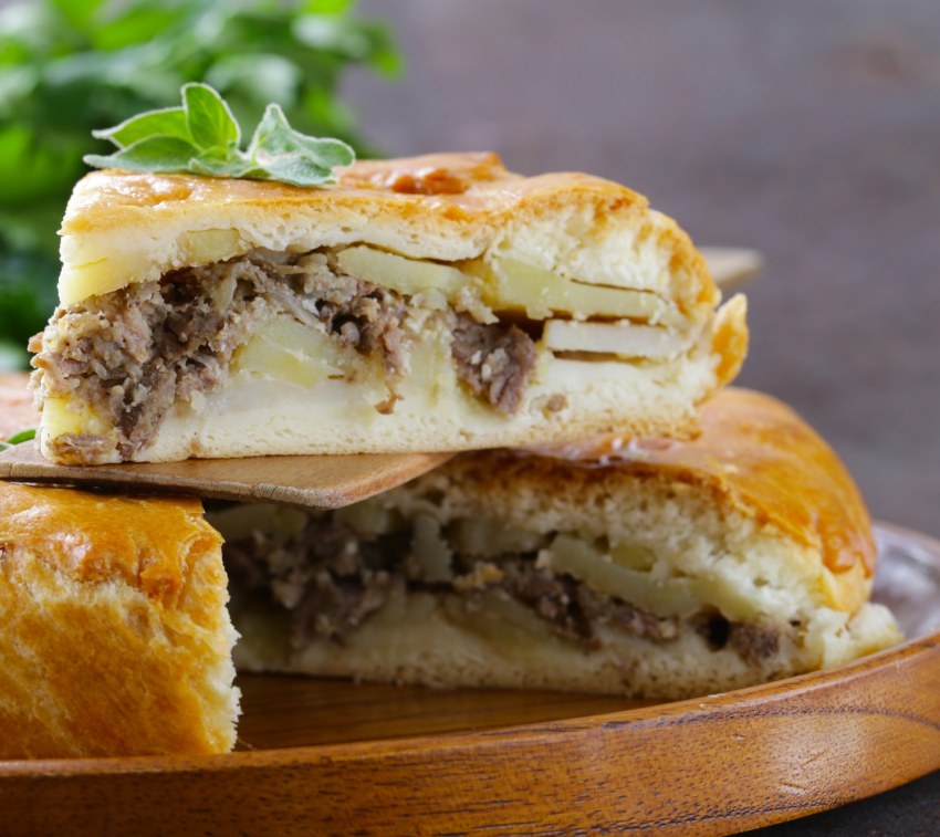 КИШ Лорен с курицей и грибами
