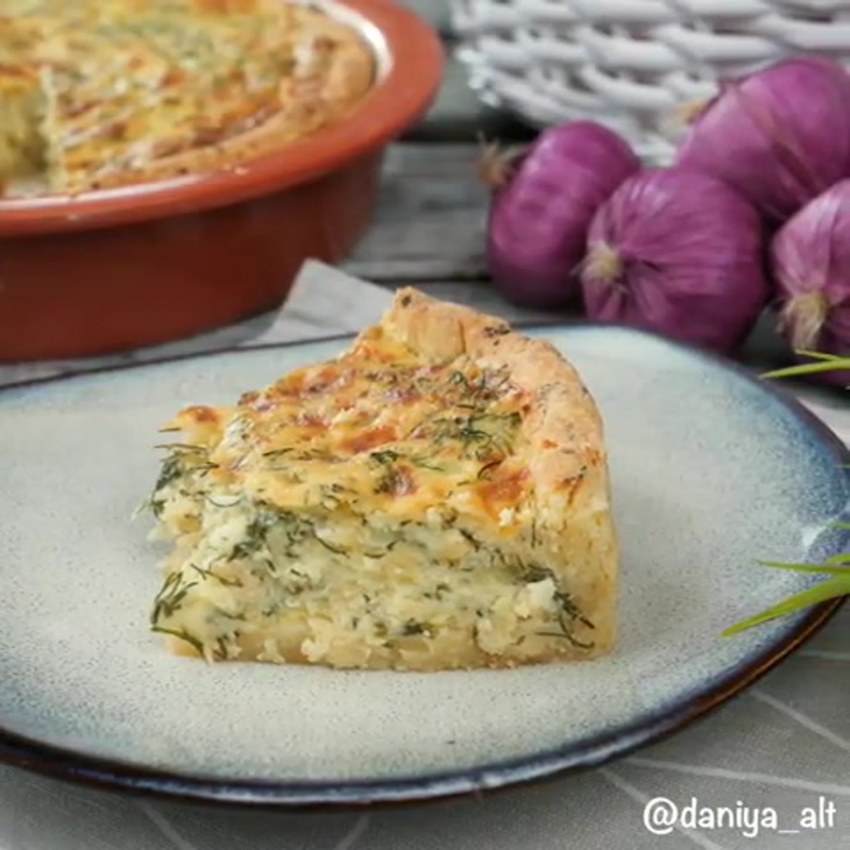 Мясной пирог с картошкой