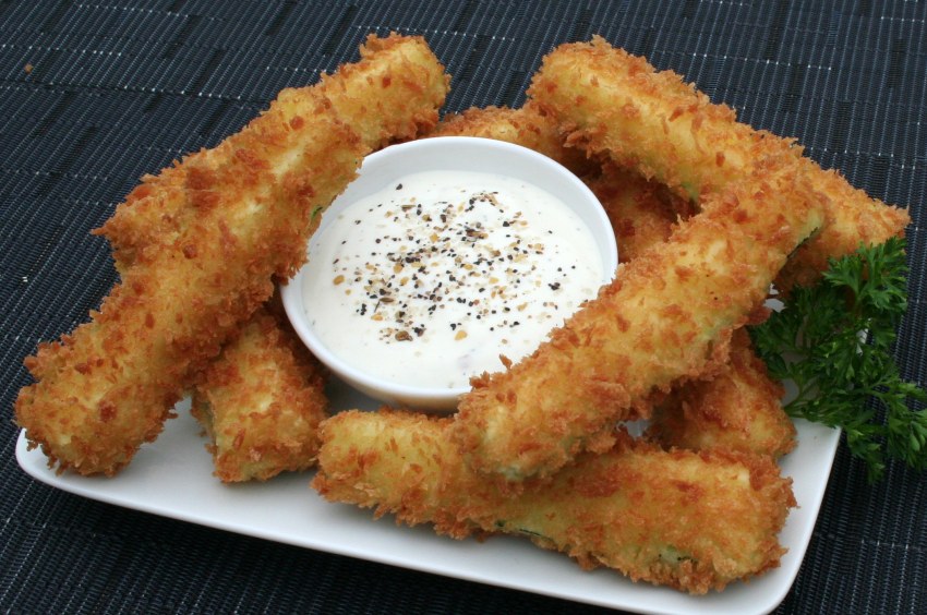Жареные крабовые палочки