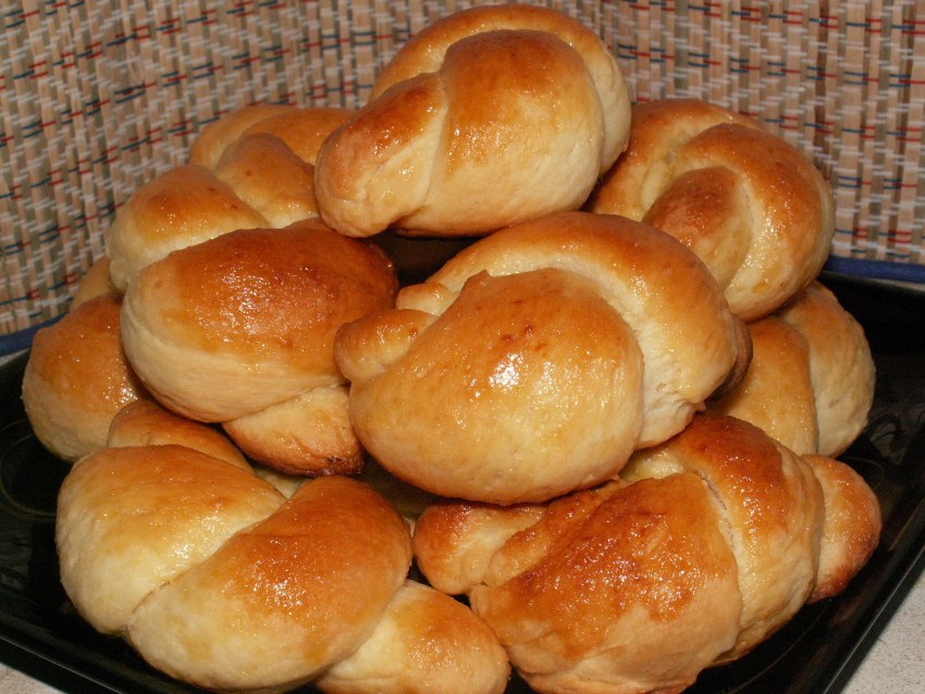 Вкусное тесто для булочек