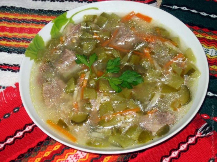 Диетический рассольник