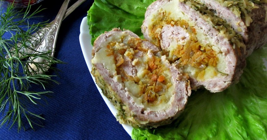 Мясной рулет