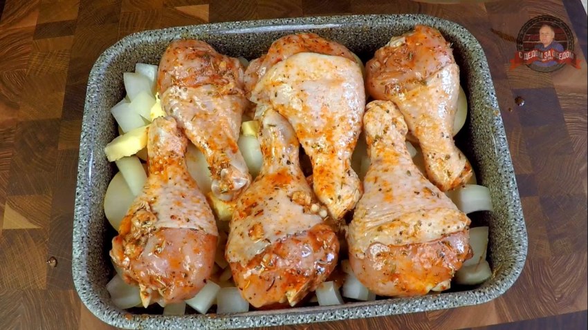 Блюда из окорочков куриных