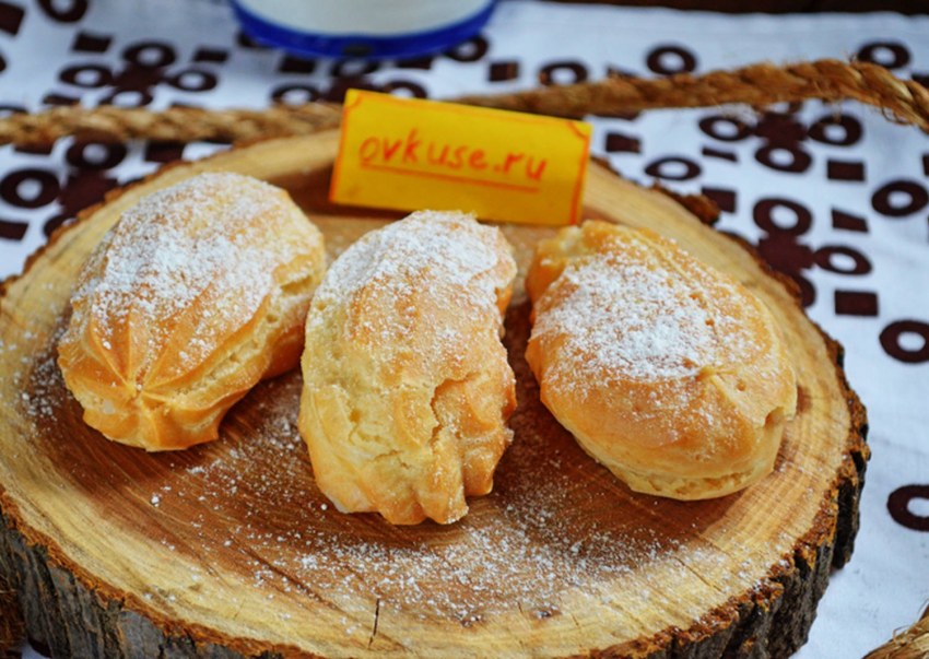 Эклеры с маскарпоне