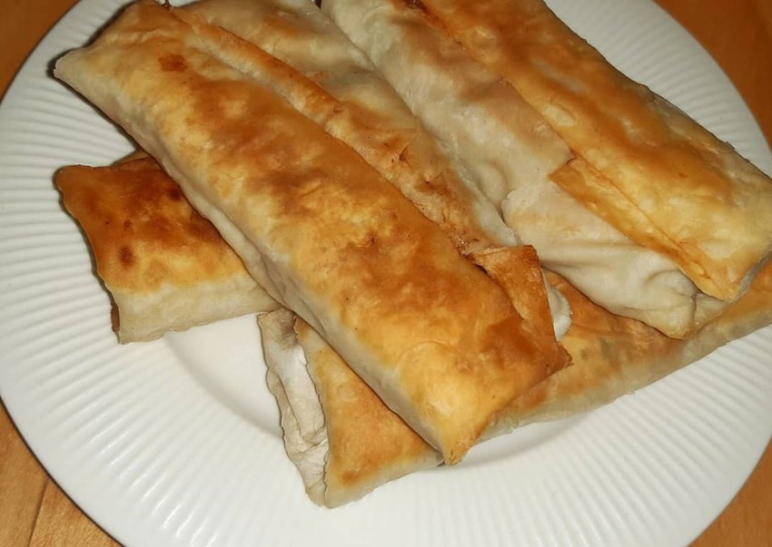 Рулет из лаваша с капустой