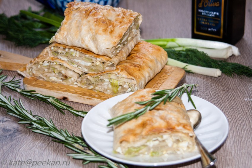 Пирожки в лаваше
