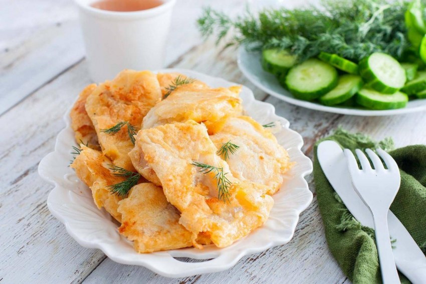 Рыбное филе в картофельном кляре