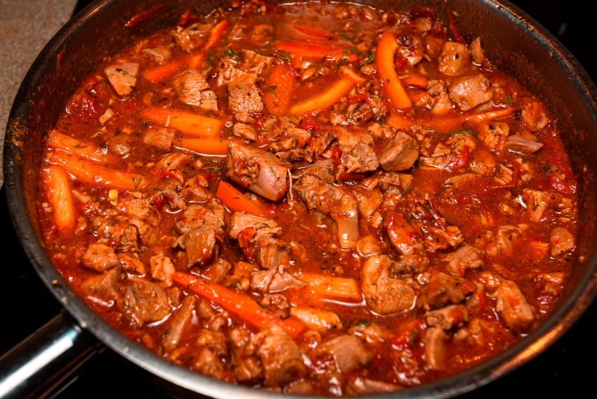 Филе маленькими кусочками