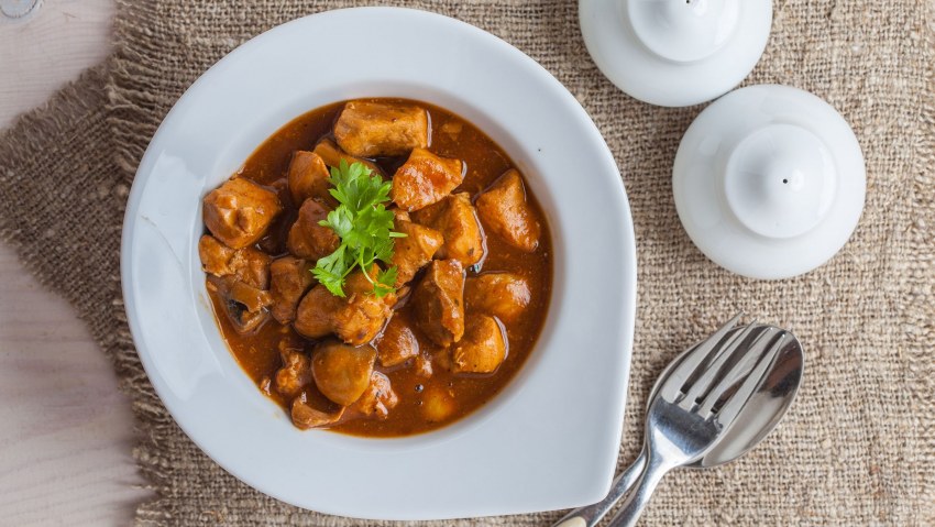 ПП гуляш из куриной грудки