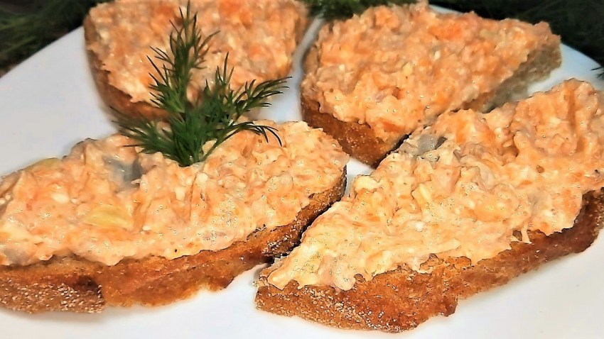 Бутерброды с форшмаком из селедки