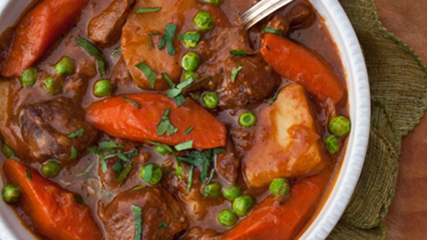 Блюда из баранины в казане с овощами