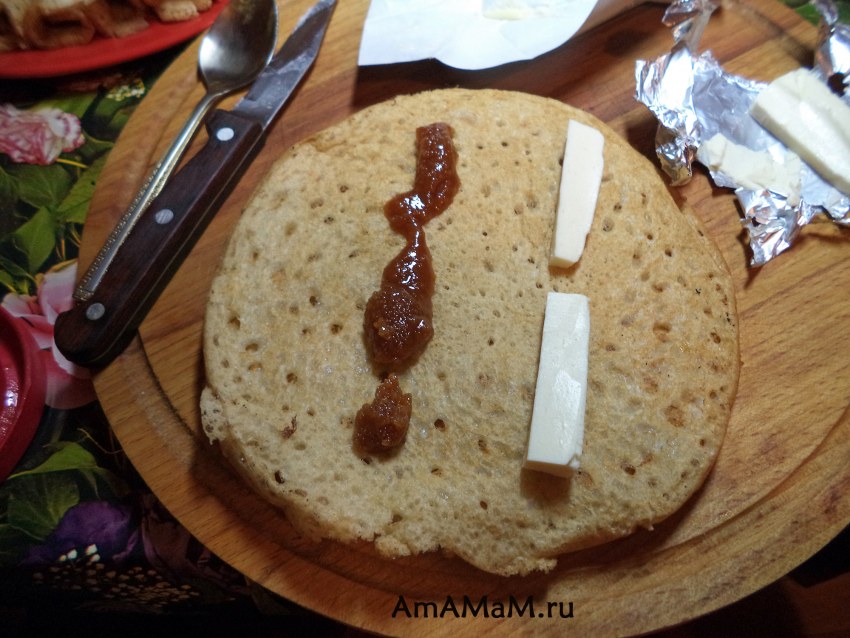 Оливье блины ржаная