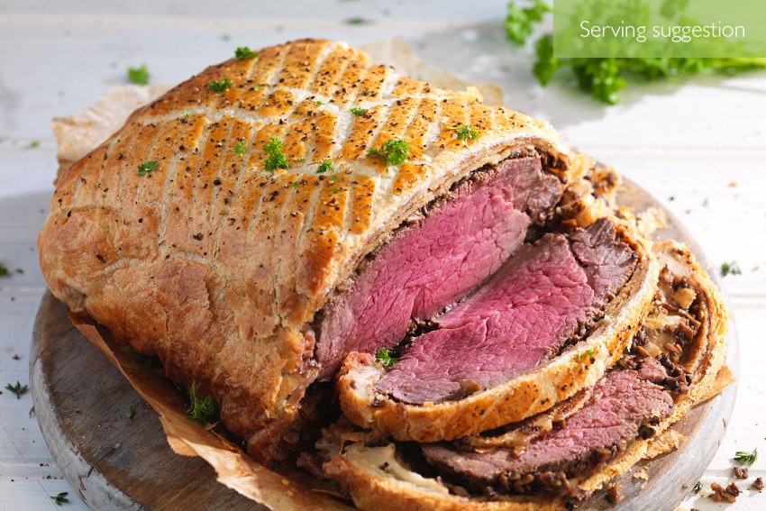 Мясо запеченное в тесте