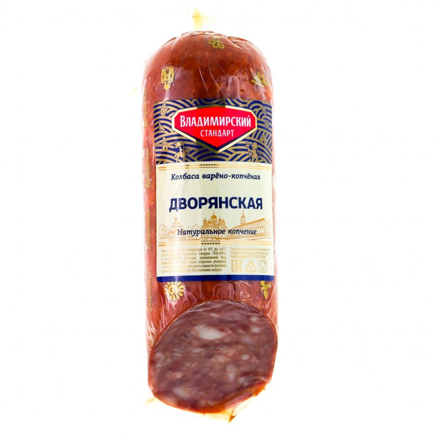 Колбаса мясной дом Бородина Докторская вареная 500г
