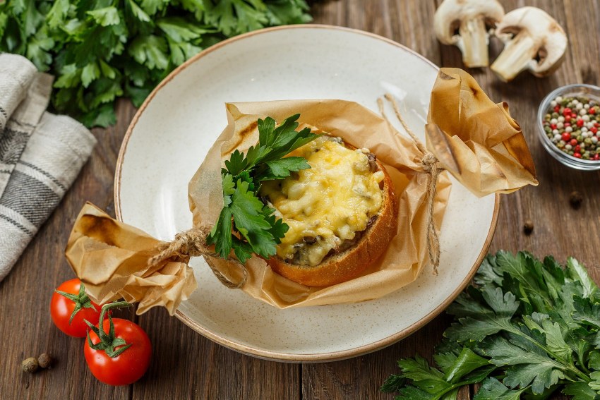 Блинные булочки в духовке