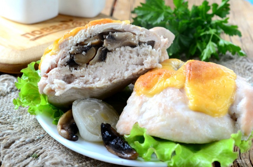 Куриные кармашки с сыром