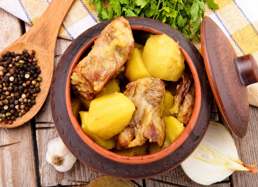 Картошка с мясом
