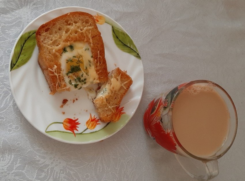 Сыр в лаваше на сковороде