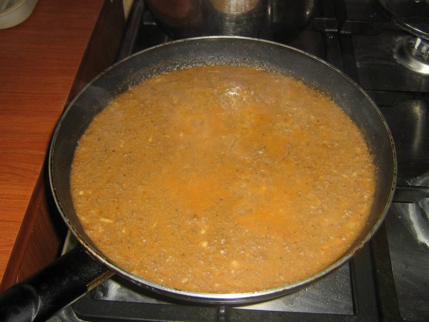 Подлив без мяса