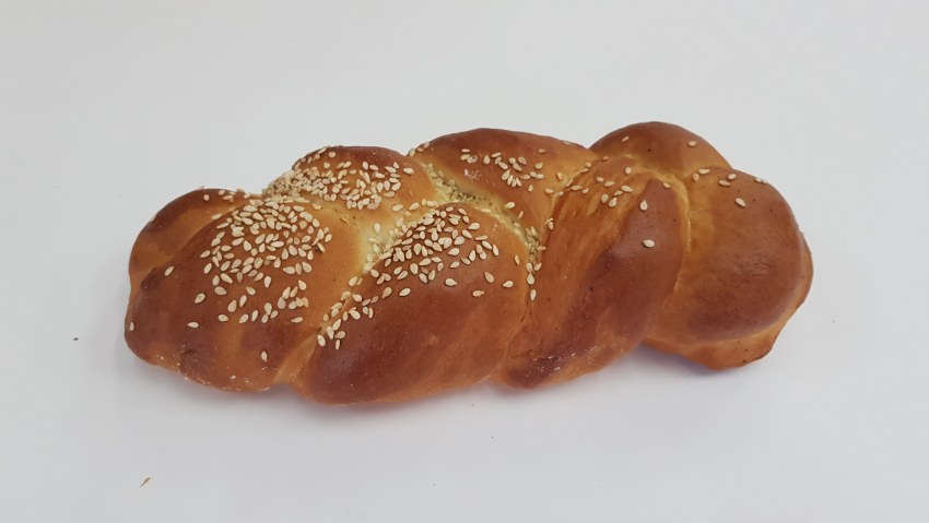 Плетенка с кунжутом из 10 жгутов
