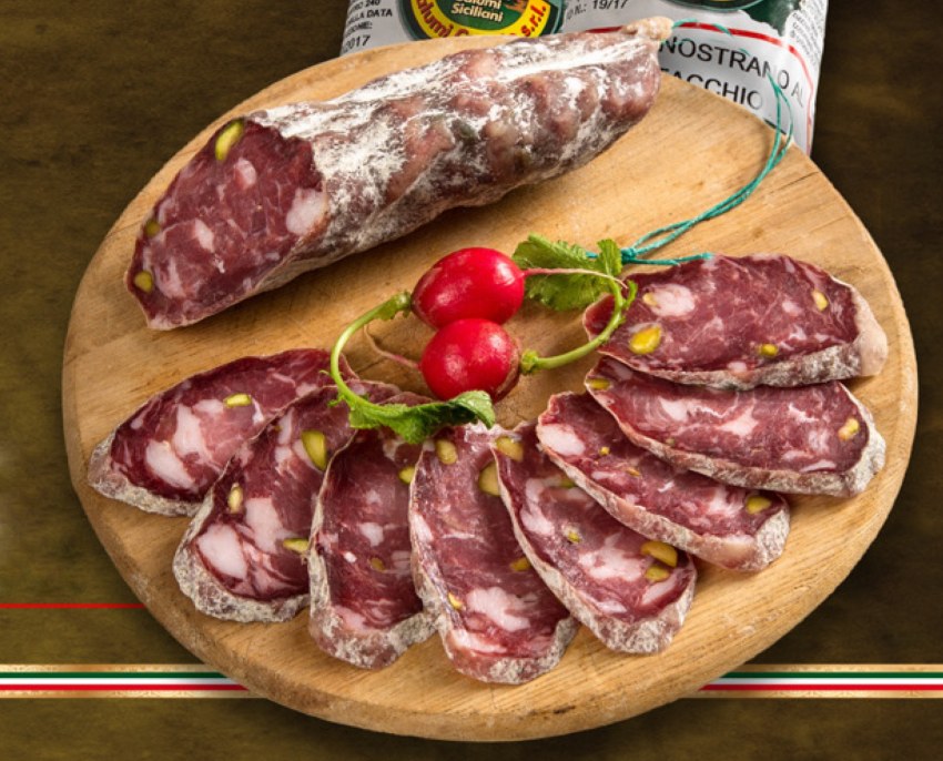 Мортаделла с фисташками