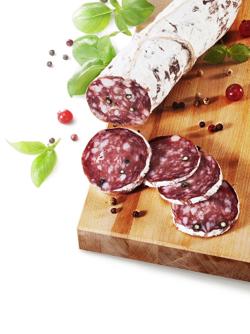Салями с фисташками