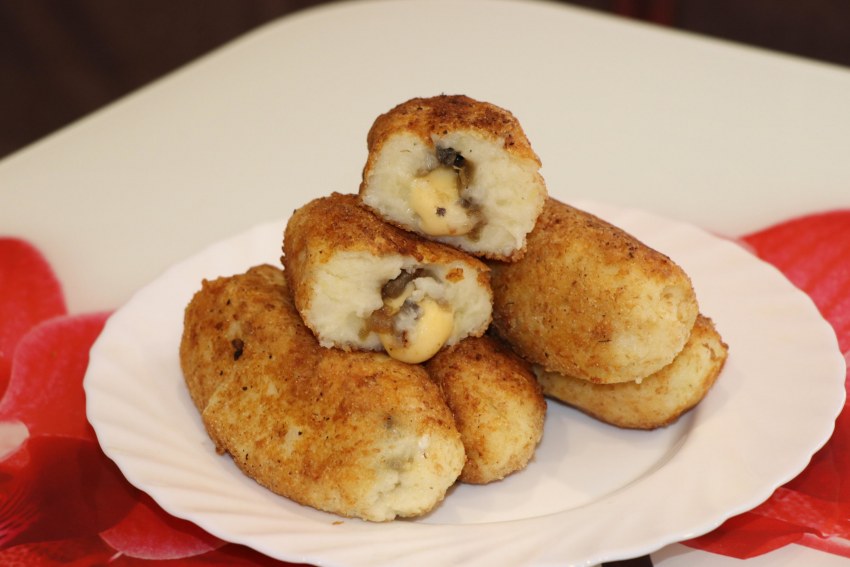 Котлета с картофельными зразами