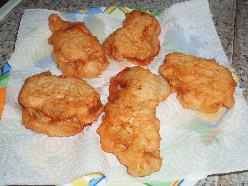 Кусочки рыбы в кляре